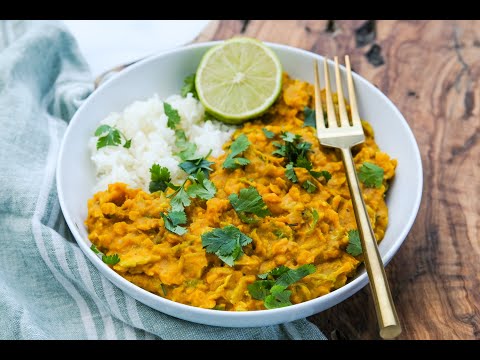 Dinner Recipe: Roasted Butternut Squash & Lentil Curry by Everyday Gourmet with Blakely