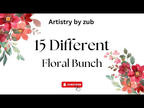 15 Different Type of Floral Bunch ||  Unique Floral Bunch