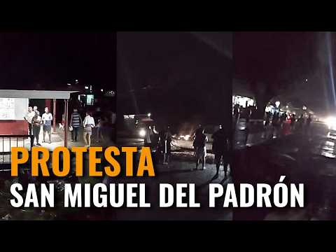 🚨 San Miguel del Padrón estalla: protestas, cacerolazos en plena crisis