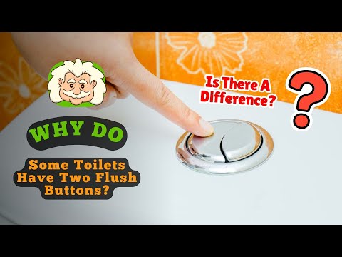 Part of a video titled Why Do Some Toilets Have Two Flush Buttons? (And Why It ... - YouTube