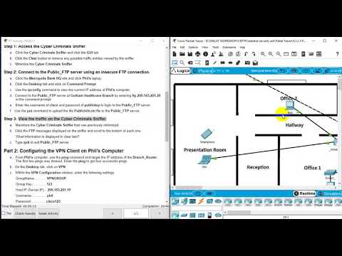 4.3.3.3 Packet Tracer - Configuring VPN Transport Mode