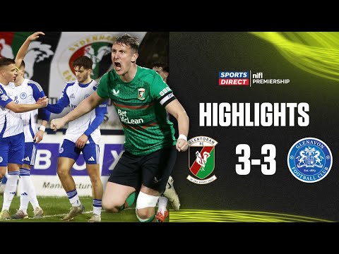 WHAT A GAME! | Glentoran 3-3 Glenavon | #sportsdirectprem