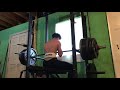 226kg/500lb Zercher Rack Pull/Box Squat