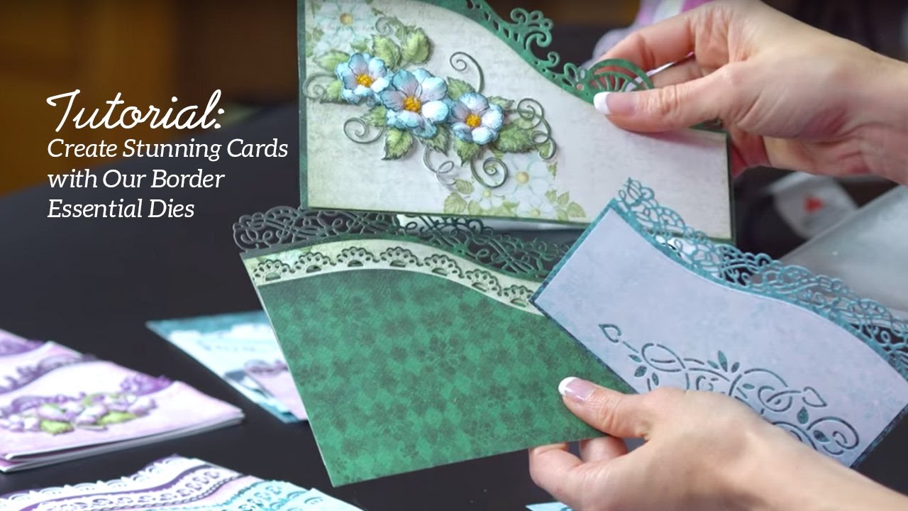 Quick Tips and Techniques with Border Essential Dies to Create Stunning