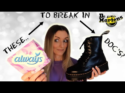 HOW TO: BREAK IN DR. MARTENS | No Blisters In ONE WEEK!!!!!!