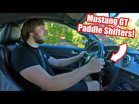 Testing the Paddle Shifters on my Supercharged 6R80 Swapped 3 Valve Mustang GT! Instant Shifting!