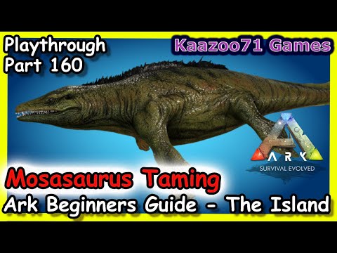 Mosasaurus Taming Ark 💥 - Beginners Guide the Island Episode 160