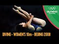 Women 39 s 10m Platform Diving Beijing 2008 Replays