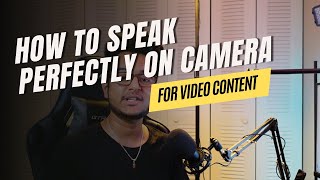 Just me trying to help you how to speak on camera.
