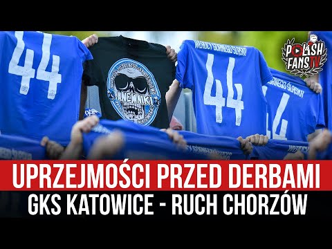 Uprzejmości przed derbami GKS Katowice - Ruch Chorzów (27.05.2023 r.)