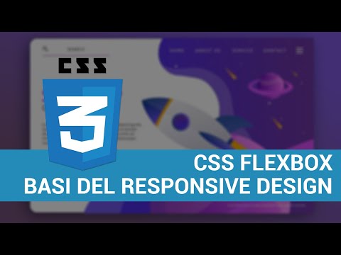 Flexbox and responsive design - CSS 3 Tutorial Italian - The basics of web development