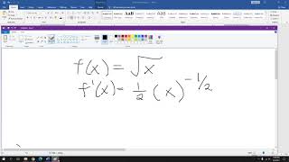 Derivative Rule: Square Root, Exponential, Logarithm, Trigo, Inverse Trigo and Reciprocal Rule