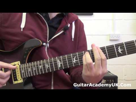 Rockabye Clean Bandit Ft. Sean Paul + Anne-marie Guitar Lesson Tutorial