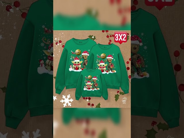 Vídeo relacionado con Regalo personalizado con temática navideña fea para ZELDA Sudadera con Capucha