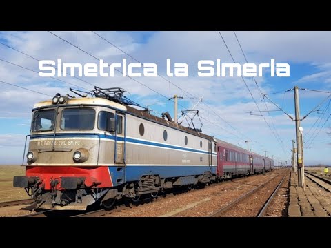 Manvră la Simeria + RARITATE: CFR 40 236-2 - SIMETRICĂ