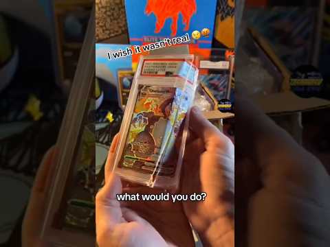 Shiny Charizard PSA 10 or a 1 Absolutely OBLITERATED graded card 😭 RIP Wallet, instant 300 loss