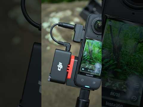 Insta360 X3 / X4 to DJI Mic 1 / 2 with Xmount360 MOUNT PRO II #djimic2 #insta360x4 #insta360