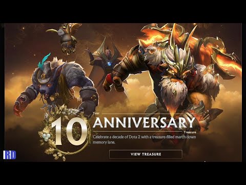 DoTA 2 10th Anniversary CHEST - Free Mirana Persona?!?! - FREE ITEMS