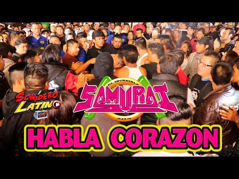 HABLA CORAZON   CUMBIA ECUATORIANA   SONIDO SAMURAI PLAZA LOS GALLOS