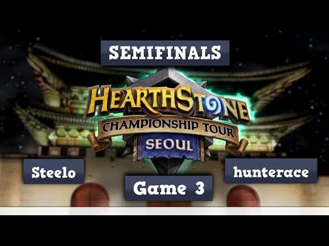 Steelo vs hunterace game 3 | Semifinals | Tour Stop Season 2 2018 - HCT Seoul