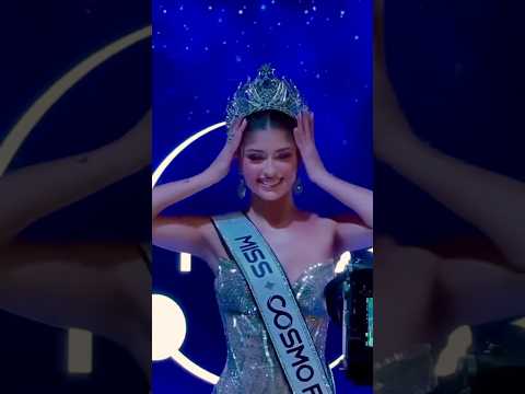 Crowning Moment of Miss Cosmo Panama 🇵🇦 2025,Italy Mora #misscosmo2025 #misscomopanama2025