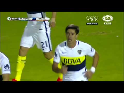 Gol de Pérez (0-1) / Ind. del Valle 2 - 1 Boca Juniors - Semifinal (IDA) Copa Libertadores 2016