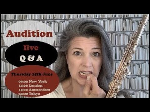 Live Q& A about Orchestral auditions