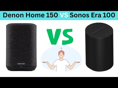 Compare Denon Home 150 and Sonos Era 100 #smartspeakers #comparespeakers