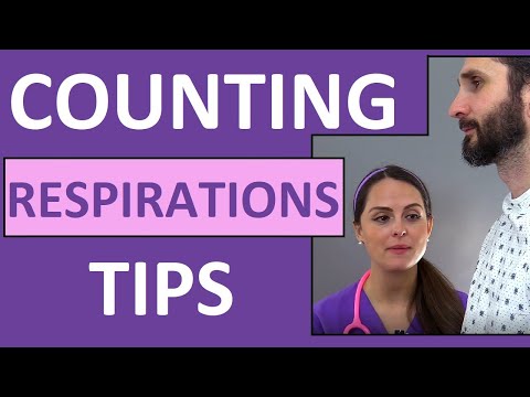 Counting Respirations Nursing Skill Assessment | Respiratory Rate CNA Skill