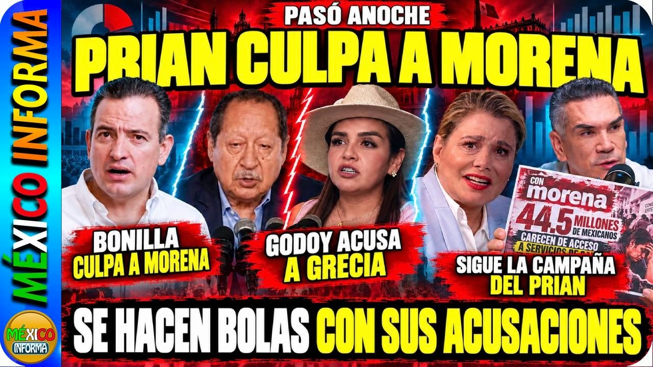 PASÓ ANOCHE: BONILLA SALE A CULPAR A MORENA. GODOY VS GRECIA QUIRÓZ. NO PARA LA CAMPAÑA DEL PRIAN.