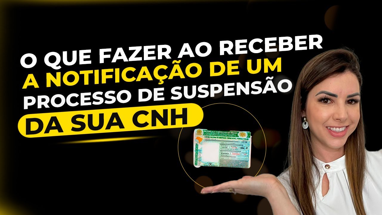 Recebeu uma notificação de suspensão da CNH? Veja o que fazer!