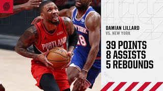 [高光] Damian Lillard (39 PTS, 8 AST)