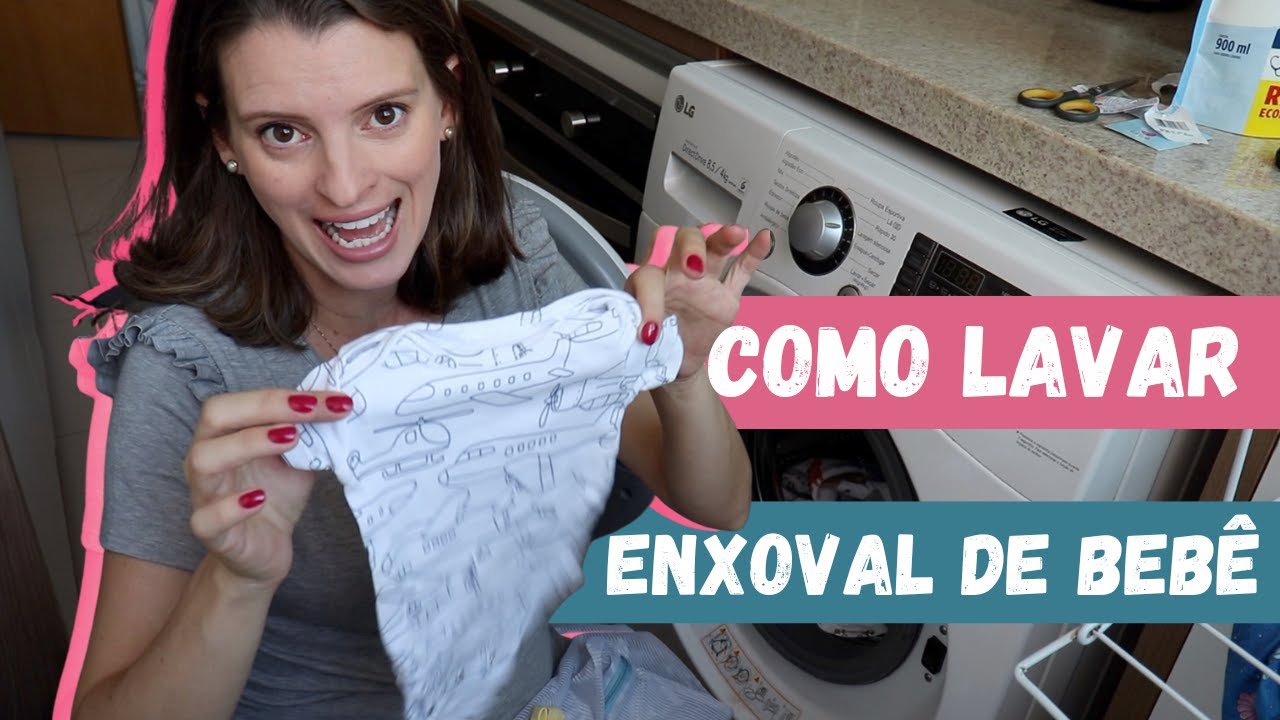 Como lavar as roupinhas do enxoval do bebê
