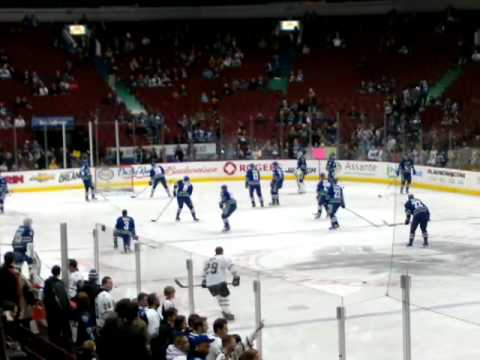 Canucks Vs Stars  Warm up (1/3)  03.06.12
