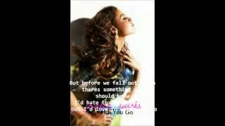 Jordin Sparks - Watch You Go Lyrics HQ