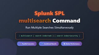 Master Splunk SPL multisearch Command | Run Multiple Searches & Combine Results Efficiently