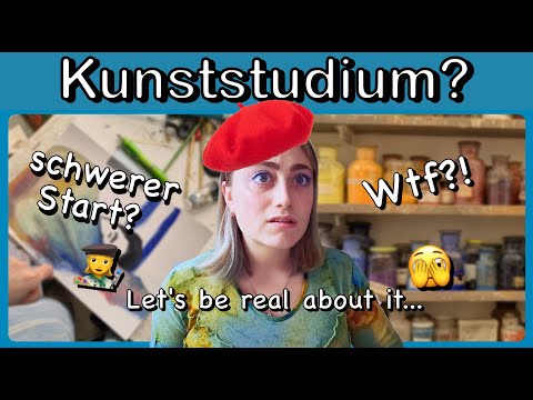 Freie Kunst studieren: So war mein 1. Semester wirklich 😳 👩🏻‍🎨