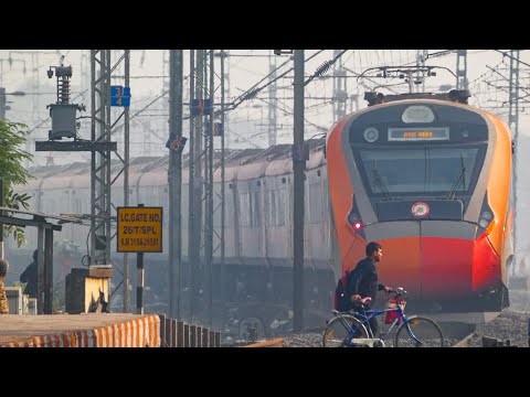 [6 in 1] High Speed Trains Back to Back | Howrah Rajdhani + Shatabdi + Vande Bharat