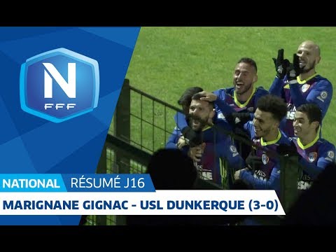 J16 : Marignane Gignac FC - USL Dunkerque (3-0), le résumé I National FFF 2018-2019