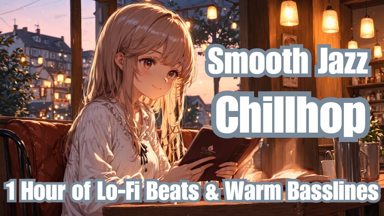 Smooth Jazz Chillhop: 1 Hour of Lo-Fi Beats & Warm Basslines | 滑らかなジャズチルホップと心地よいベースラインの1時間