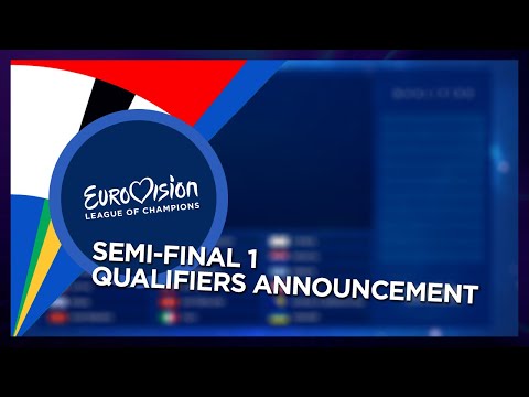 The exciting qualifiers announcement of the Semi-Final 1 - Eurovision: League of Champions 2020