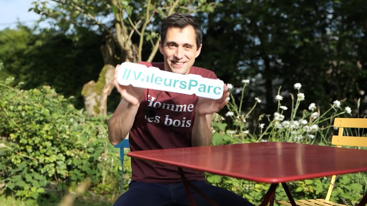 La marque Valeurs Parc naturel régional®  avec Simon dans le Parc naturel régional de l'Avesnois