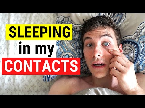 Dormi com minhas lentes de contato! - Dormindo com lentes de contato