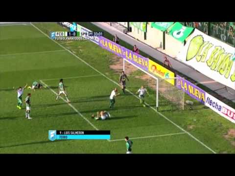 Gol de Salmerón. Ferro 1 - Sp. Belgrano 0. Fecha 37. B Nacional 2015. FPT.