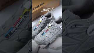 Conquer any terrain in style with the Salomon XT6 Ghost Grey White🏃🏿🏞️🚏🛒✨