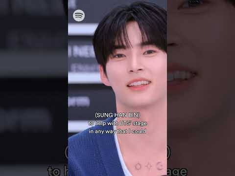 SUNG HAN BIN sends a sincere message to BTS 💜 #ZEROBASEONE #ZB1
