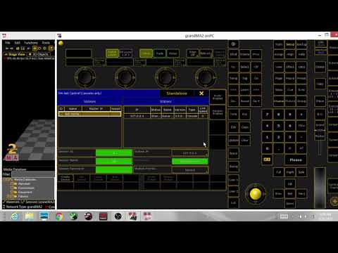 grand MA on pc connect to MA 3D