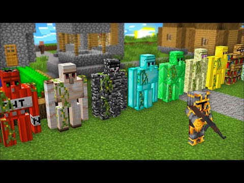 Minecraft BRAND *NEW* GOLEM PROTECT VILLAGE FROM ZOMBIE APOCALYPSE MOD !! SELLING !! Minecraft Mods