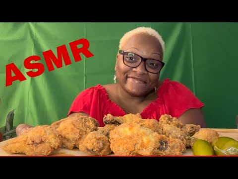 ASMR Fried Chicken Wings Mukbang #asmrsounds #asmrmukbangeatingshow “BossMomStyle”