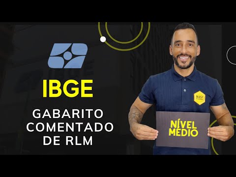 IBGE - Agente Censitário -  Gabarito comentado de Raciocínio Lógico Matemático